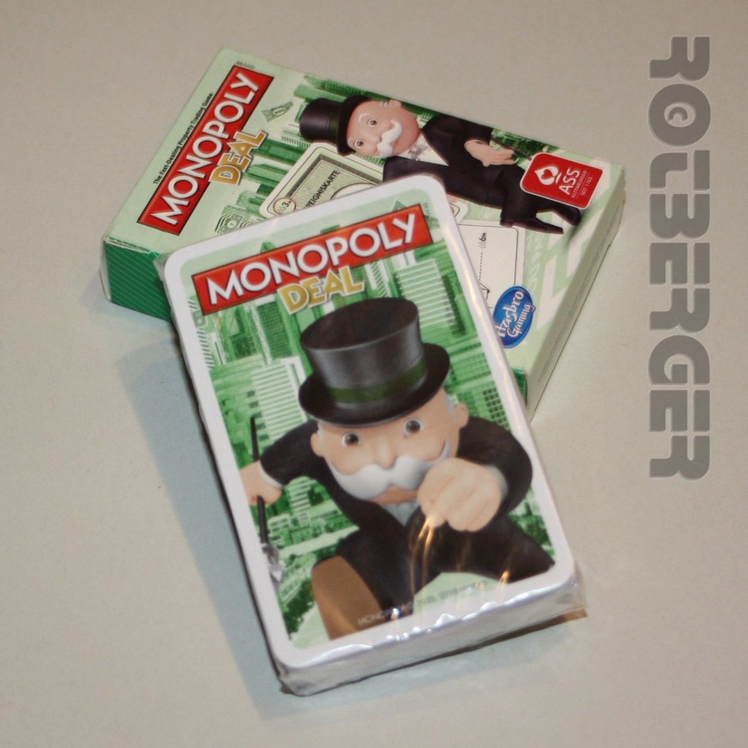 ASS Spielkarten REWE MONOPOLY DEAL Hasbro Kartenspiel Neu 