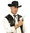 Cowboy Krawatte Schleife - Widmann®