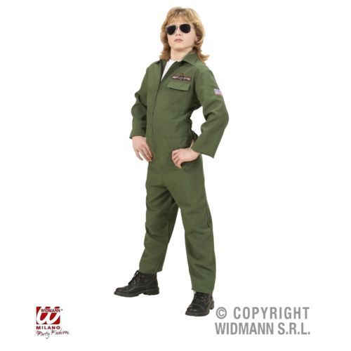 Pilot "Kampfjet" Kostüm für Kinder