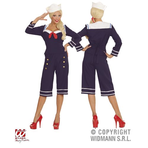50s Pin Up Sailor Kostüm für Damen - Widmann®