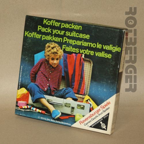 Gesellschaftsspiel Koffer packen - (c)1973 - Ravensburger - gebraucht