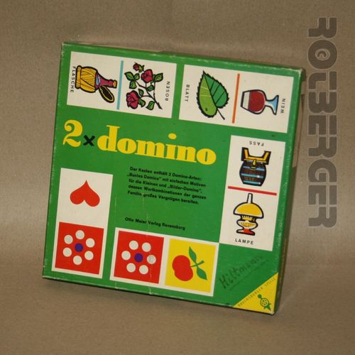 Gesellschaftsspiel 2x Domino Ravensburger Spiele - gebraucht