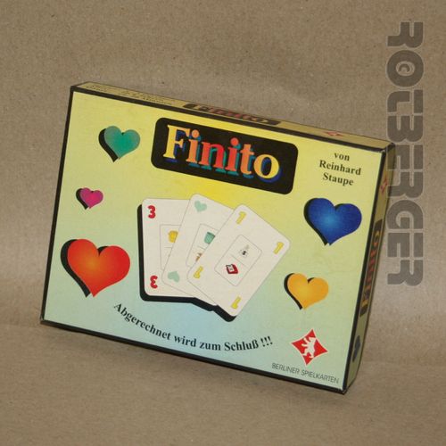 Gesellschaftsspiel Finito - Berliner Spielkarten - gebraucht