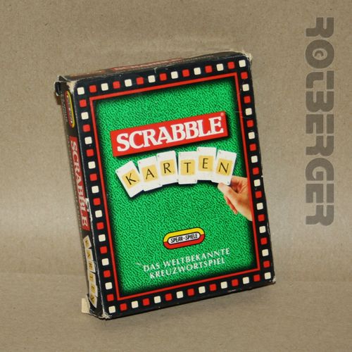 Gesellschaftsspiel Scrabble Karten - Mattel - gebraucht