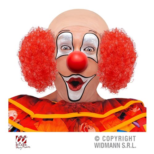 Clownsglatze mit roten Haaren - Widmann®