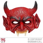 Latex-Halb-Maske "Teufel" - Widmann®